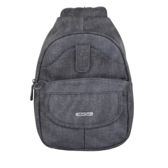 MULTISAC Grey Backpack - Picture 1 of 10